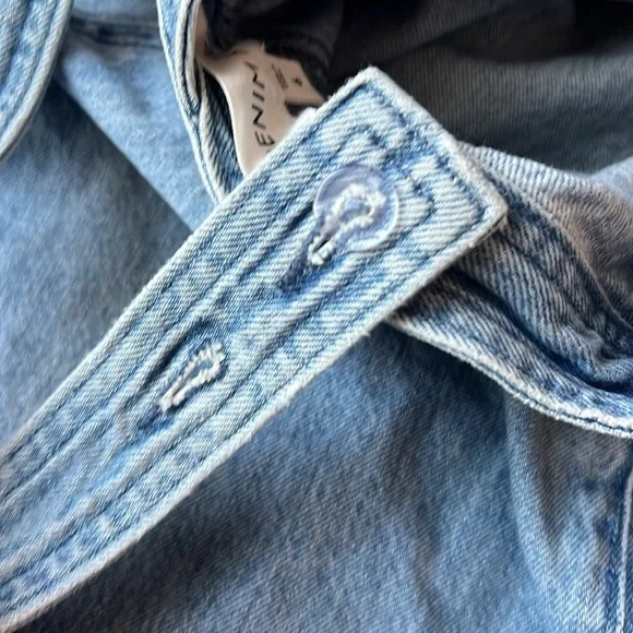 Denim Forum Blue Wrap Dress - Picture 8 of 10